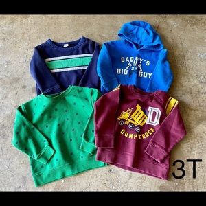 3T sweatshirt bundle